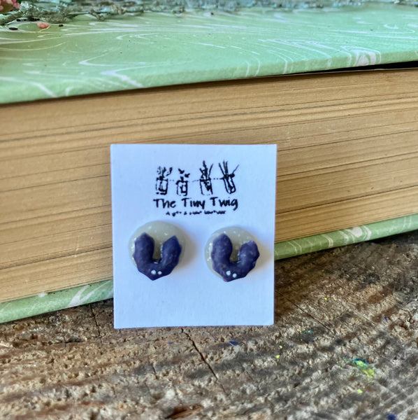 Bat Post Earrings