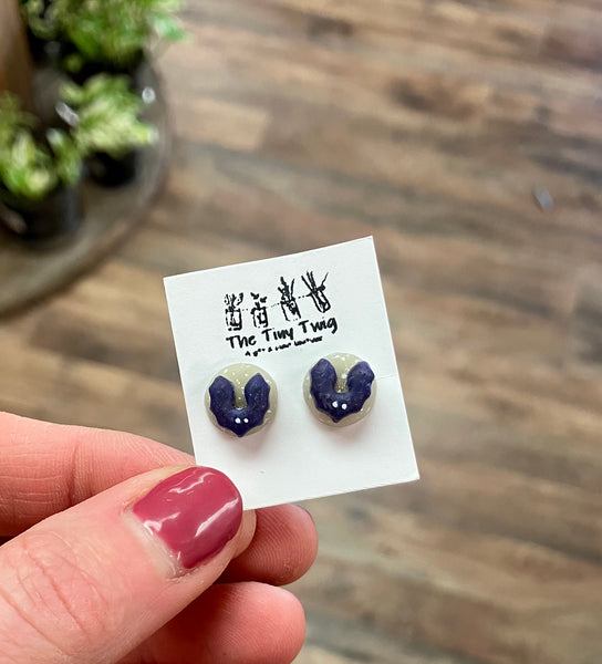 Bat Post Earrings