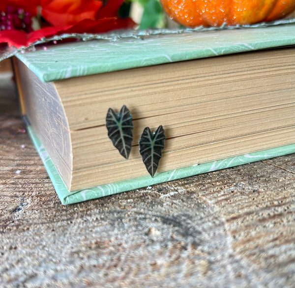Alocasia Post Earrings