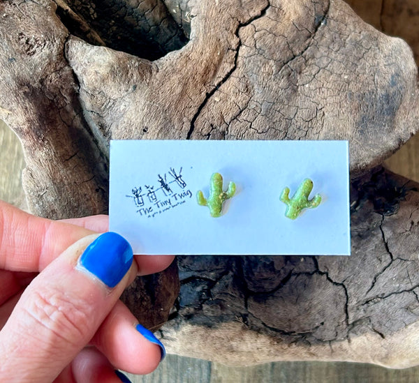 Cactus Post Earrings