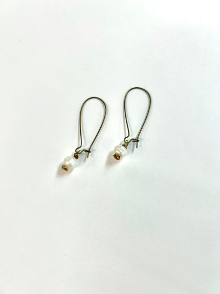 Freshwater Pearl Drop Earrings