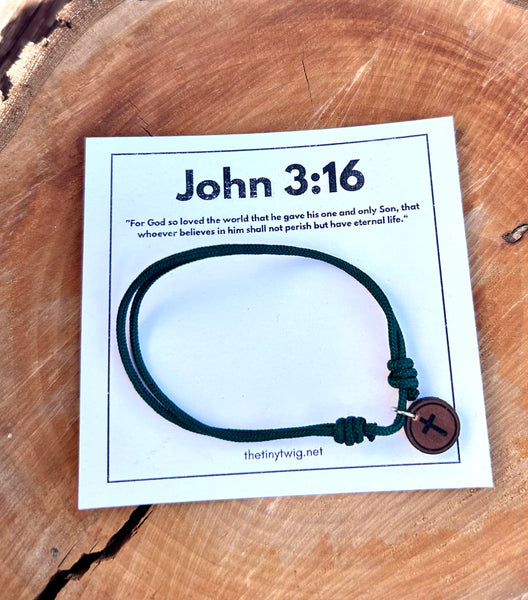 John 3:16 Men’s Bracelet