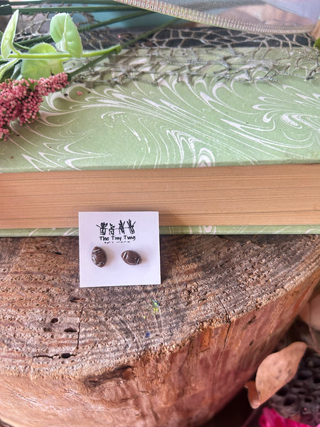 Football Post Earrings