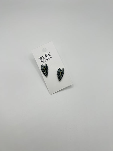 Alocasia Post Earrings