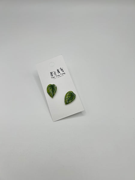 Pothos Post Earrings