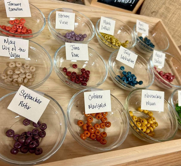 Birth Month Flower Bead